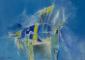 Susie Gadea, I am the sky (2013), acrilico su tela, cm 70x50