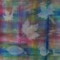 Christine Aseka, Herbstbild (2011), acquerello su carta applicata su cartonfoam, cm 40x40