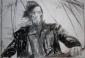 Alessio Gessati, Mare dentro (Moby Dick) (2013), tecnica mista su carta, cm 50x35