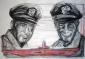 Alessio Gessati, Mare dentro (Operazione sottoveste) (2013), tecnica mista su carta, cm 50x35
