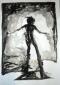 Alessio Gessati, Mare dentro (The abyss) (2013), tecnica mista su carta, cm 35x50