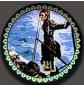 Ersoy Yilmaz, Elizabeth Swann (2013), ceramica dipinta, diametro cm 40