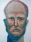 Ryuhei Matsuo, Face (2011), olio su tela, cm 31,5x41