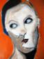Ryuhei Matsuo, Face (2012), olio su tela, cm 45,5x53 g