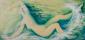 Annamaria Gagliardi, Acqua (1989), olio su tela applicata su tavola, cm 150x70