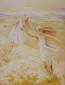 Annamaria Gagliardi, Terrafiorita (1999), olio su tela applicata su tavola, cm 90x120