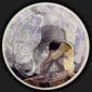 Ersoy Yilmaz, The Moon (2013), ceramica dipinta, diametro cm 40