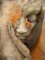 Cristina Scalorbi, Ascensione (2014), terracotta dipinta, cm 49x33x190 (part.)