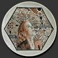 Ersoy Yilmaz, Seljukian Dream (2013), ceramica dipinta, diametro cm 40