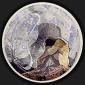 Ersoy Yilmaz, The Moon (2013), ceramica dipinta, diametro cm 40