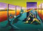 Paola Fiori, La strada (1998), olio su tela, cm 70x50