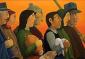 Mario Tapia Radic, Campesinos (1998), olio su tela, cm 100x70
