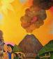 Mario Tapia Radic, Vulcano (2007), olio su tela, cm 90x100