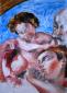 Alessio Gessati, I miei omaggi 21 (2014), tecnica mista su carta, cm 50x70