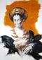 Alessio Gessati, I miei omaggi 25 (2014), tecnica mista su carta, cm 70x100