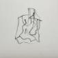 Marianne Emmenegger, Prototyp 6 (2007), inchiostro su carta, cm 24x24