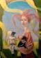 Claudio Giulianelli, A Beautiful Love (2013), tecnica mista su tela, cm 50x70