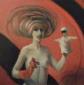 Claudio Giulianelli, I segreti di Marta (2010), tecnica mista su tela, cm 60x60