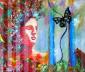Young-Ae Yi, Beyond the Myth (2014), acrilico su tela, cm 53x45,5