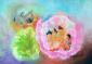 Young-Ae Yi, Olympic Fantasy in Your Heart (2016), olio su tela, cm 90,9x65,1