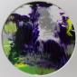 Caroline Josephs, Landscape of the Mind P1 (2018), acrilico su carta, diametro cm 12,9
