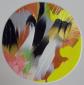 Caroline Josephs, Landscape of the Mind U2 (2018), acrilico su carta, diametro cm 13