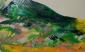 Caroline Josephs, Landscape of the Mind Z1 (2018), acrilico su carta, cm 29,6x18