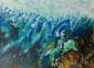 Maria Ferrara, Azzurro (2011), olio su tela, cm 80x60