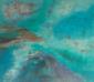Maria Ferrara, Mare (2019), tecnica mista su tela, cm 80x70