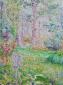 Catherine Perehudoff Fowler, The Woods Behind the House (2005), acquerello, cm 56x76