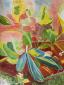 Beate Kulina, Vegetable Garden (Cucumbers) (2015), acquerello, cm 50x65