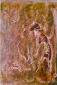 Giuseppe Rizzo Schettino, Impronte fossili (2017), tecnica mista su tela, cm 60x90