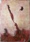 Giuseppe Rizzo Schettino, Lacerazioni (2017), tecnica mista su tela, cm 65x90
