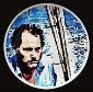 Ersoy Yilmaz, Jaws (Quint) (2013), ceramica dipinta a mano con la tecnica underglaze, diametro cm 40