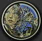 Ersoy Yilmaz, One Moment or Three (2013), ceramica dipinta a mano con la tecnica underglaze, diametro cm 40