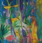 Valeria Tomasi, Fauna (2020), tecnica mista su juta, cm 100x100