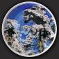 Ersoy Yilmaz, Snow Tree (2015), ceramica dipinta a mano con la tecnica underglaze, diametro cm 40