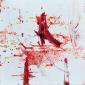 Christina Mitterhuber, We in Red LXVI (2021), tecnica mista su tela, cm 30x30