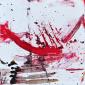 Christina Mitterhuber, We in Red LXXXII (2021), tecnica mista su tela, cm 30x30