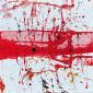 Christina Mitterhuber, We in Red LXXXVI (2021), tecnica mista su tela, cm 30x30