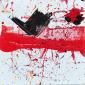 Christina Mitterhuber, We in Red LXX (2021), tecnica mista su tela, cm 30x30