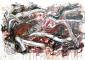 Krisztina Horvath, Radical Change (Zen Study) (2023), acrilico su tela, cm 215x165