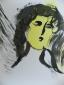 Marc Chagall, Ange (1956), litografia originale a colori per Verve, cm 26,3x36,2 b