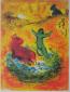 Marc Chagall, Le Piege a Loups, litografia d'aprs a colori per Daphnis and Chlo, tiratura limitata (ed. 333 es.), edita da S.P.A.D.E.M., Parigi 1985