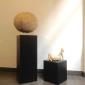 Romana Pavan, Uomo guarda la luna (2020), installazione ceramica