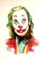 Alessio Gessati, Joker 3 (2023), tecnica mista su carta Fabriano, cm 50x70