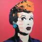 Andy Warhol, I Love Lucy (Lucille Ball) (1983), litografia after a colori, tiratura limitata (ed. 500 es.), numerata a matita, timbro a secco CMOA, cm 50x50 VENDUTO