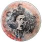 Davide Maria Seme, Medusa (2024), tecnica mista su segnale stradale, diametro cm 60