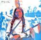 Andy Warhol, Sitting Bull (1986), litografia after a colori, tiratura limitata (ed. 500 es.), numerata a matita, firmata in lastra, timbro a secco CMOA, cm 50x50 VENDUTO