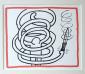 Keith Haring, Planet Earth (1990), litografia a colori, tiratura limitata (ed. 2500 es.), cm 32x24, edita dalla KH Gallery, USA. Variante 20 di 20. Rif. sul retro